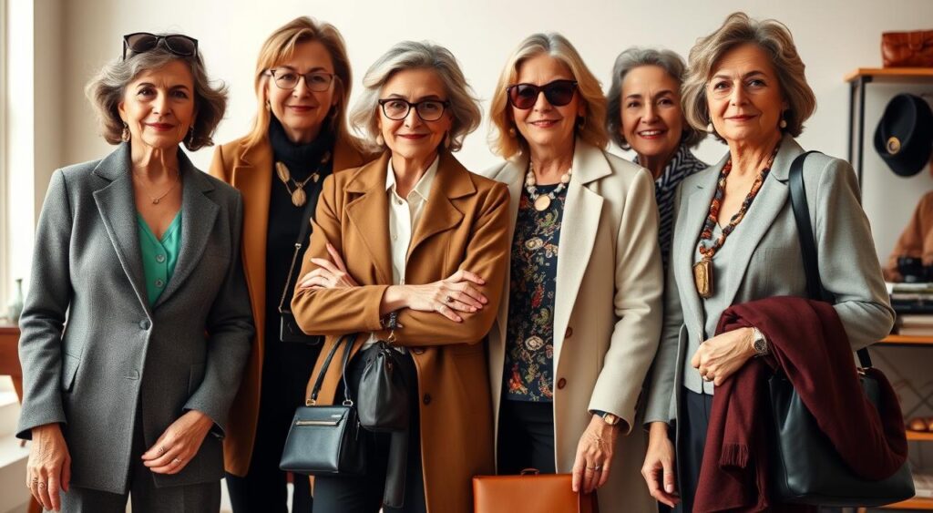 ícones de estilo acima dos 50 anos