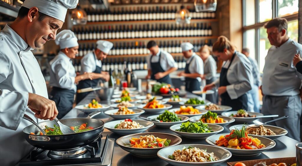 experiências culinárias